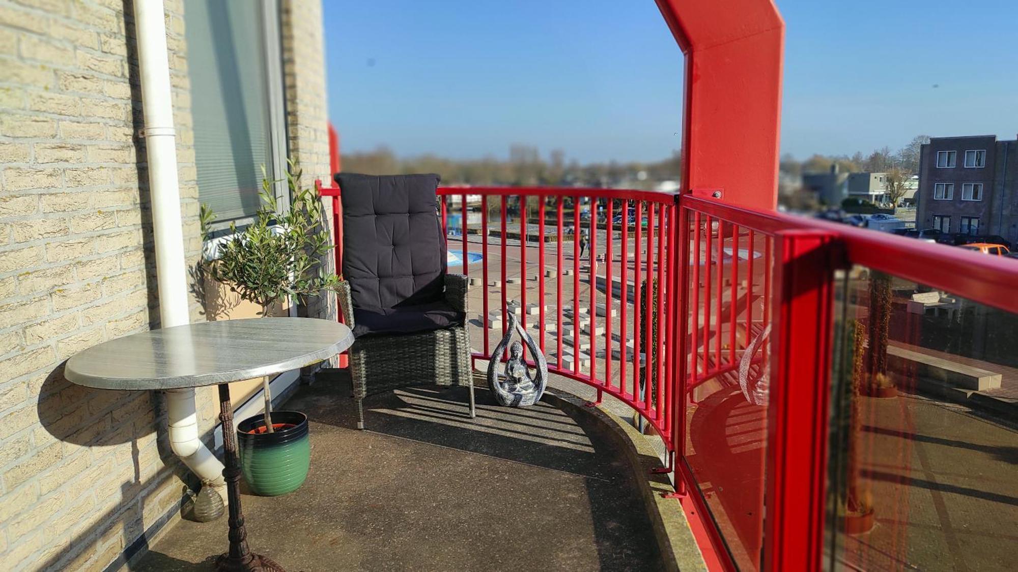 Appartement Ijsselmeer Makkum Strand Bagian luar foto