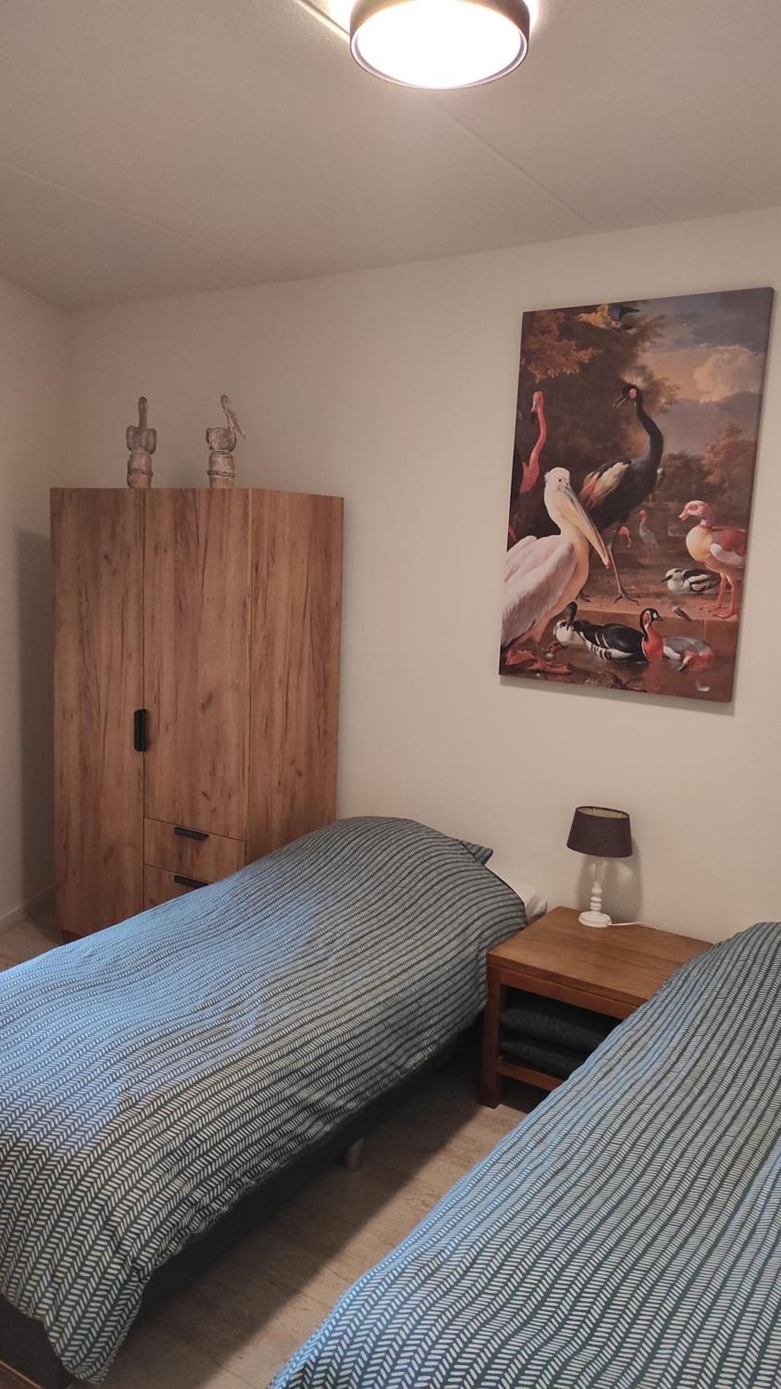 Appartement Ijsselmeer Makkum Strand Bagian luar foto
