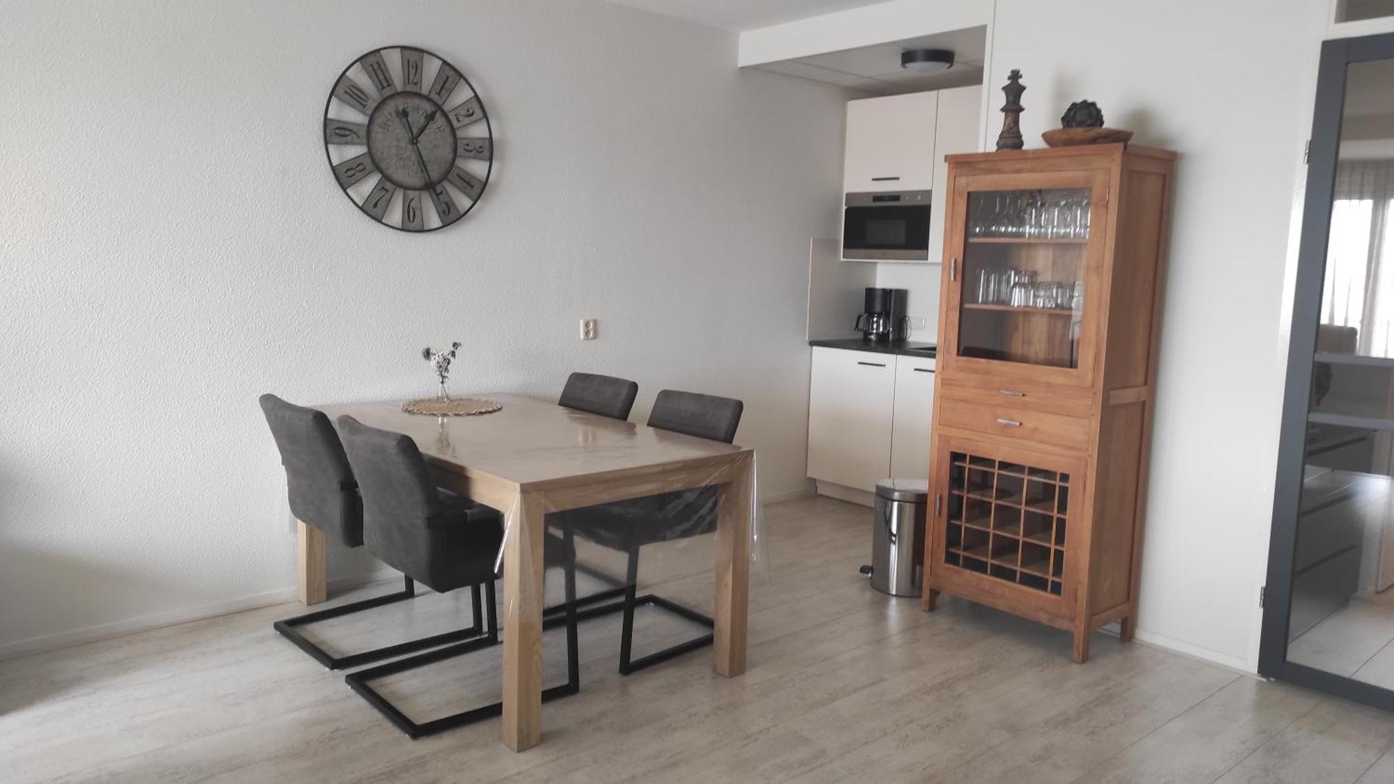 Appartement Ijsselmeer Makkum Strand Bagian luar foto