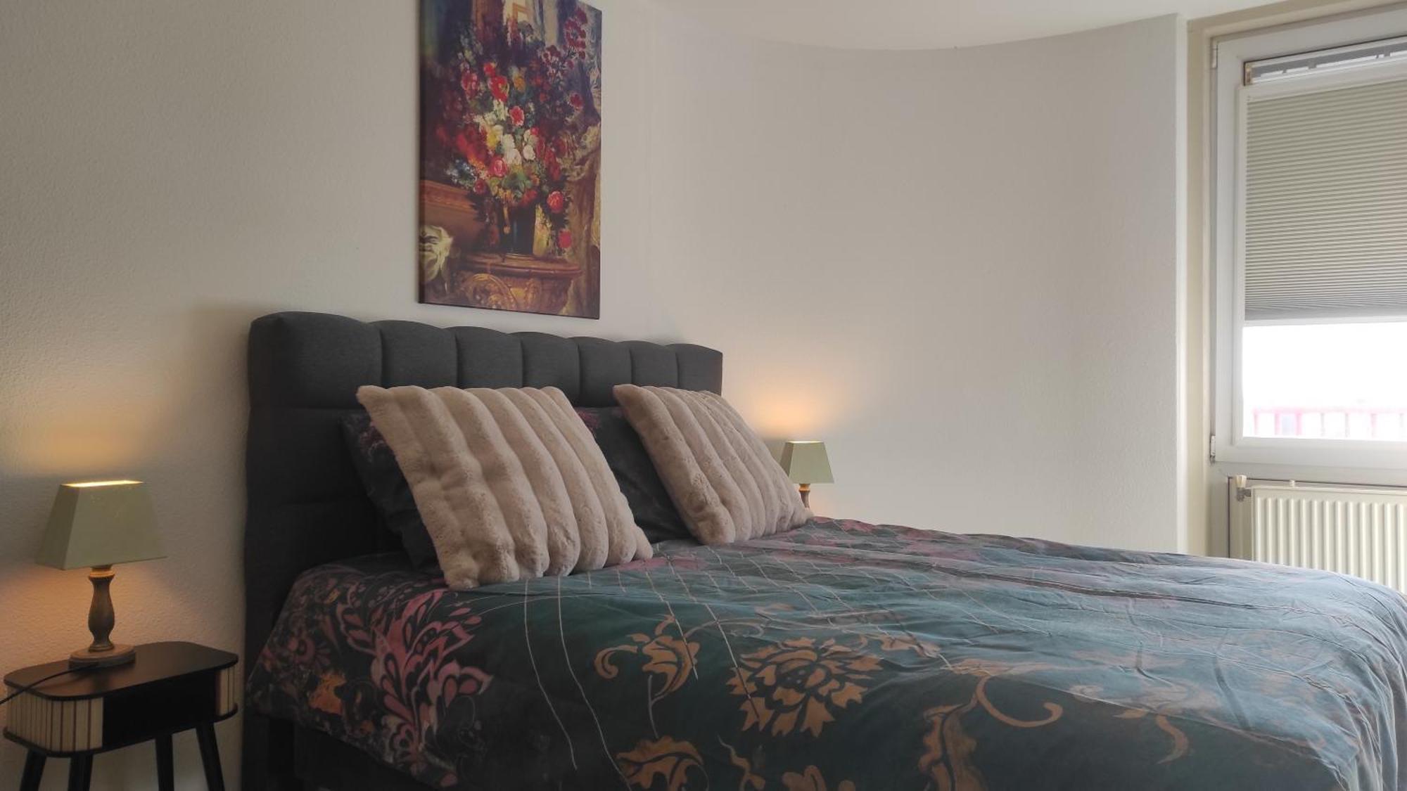 Appartement Ijsselmeer Makkum Strand Bagian luar foto