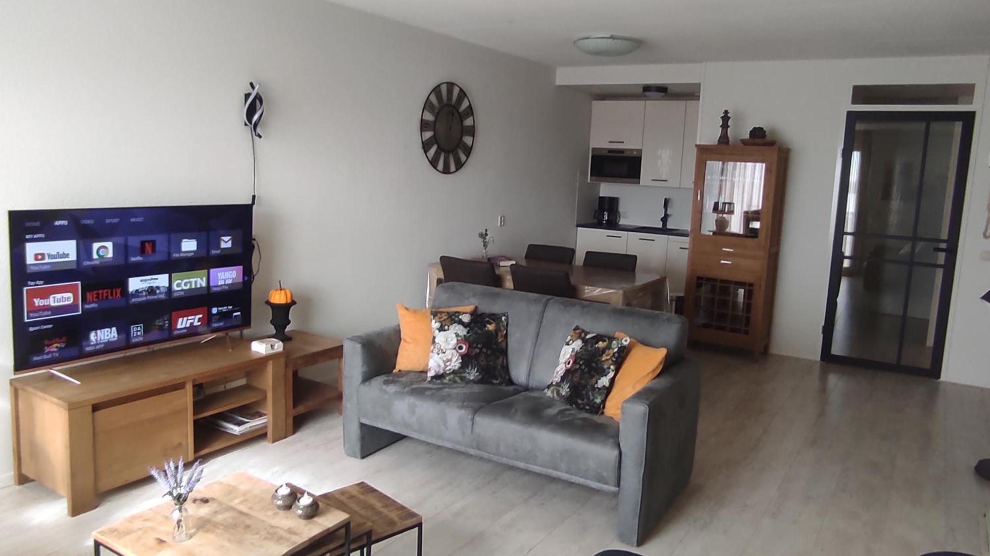 Appartement Ijsselmeer Makkum Strand Bagian luar foto